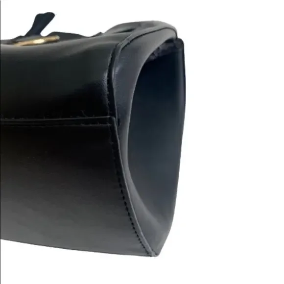 Nanette Lepore Purse Handbag McKenna Black Shouter Tote Handbag Bag - Picture 6 of 13